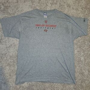 Reebok Gray Tampa Bay Buccaneers Tee